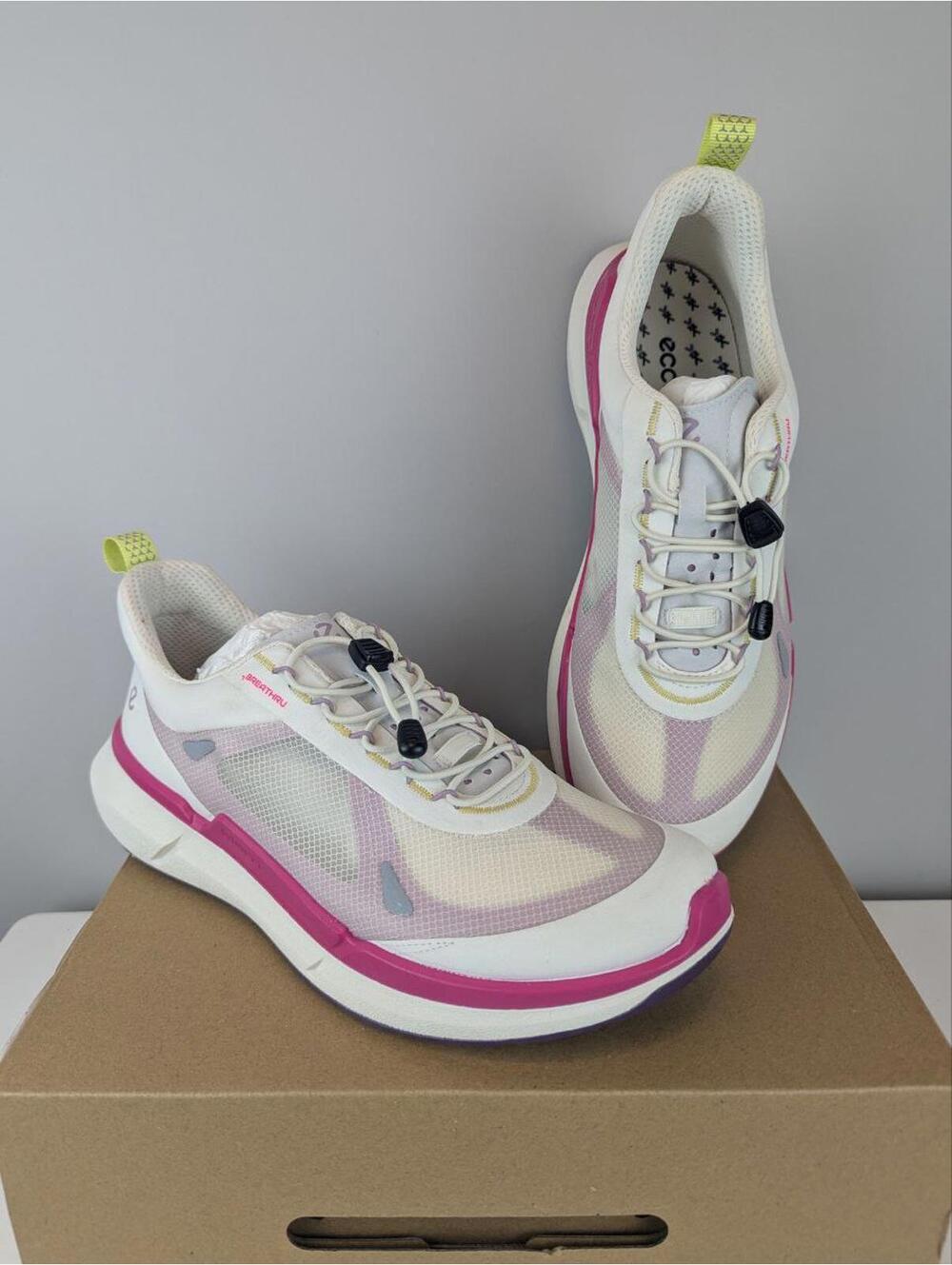 ECCO BIOM 2.2 W Breathru Cross Trainer Mist Running Shoes + Fluidform Technology